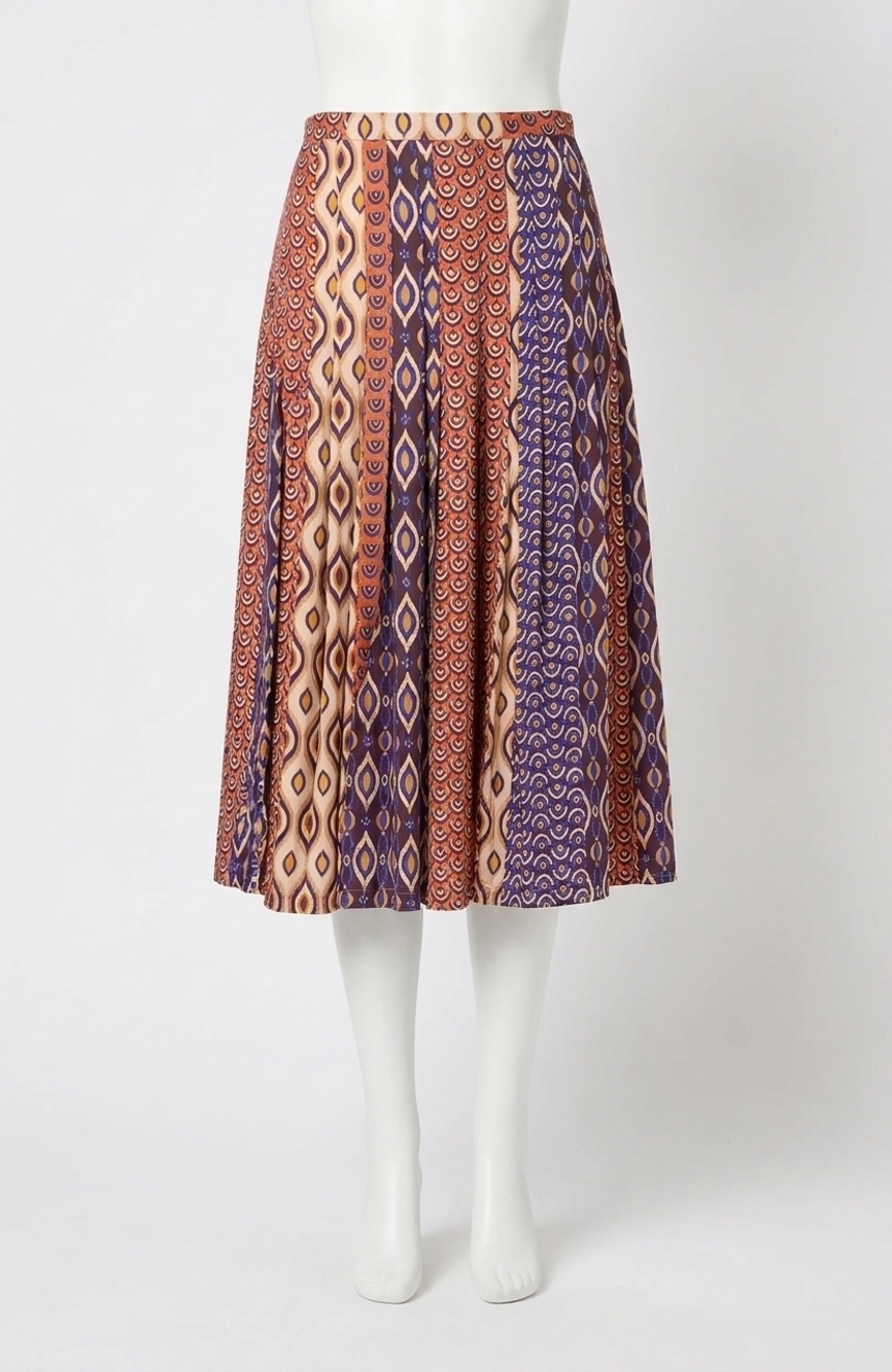 NEW TYLER BOE fiona skirt in poulard stark